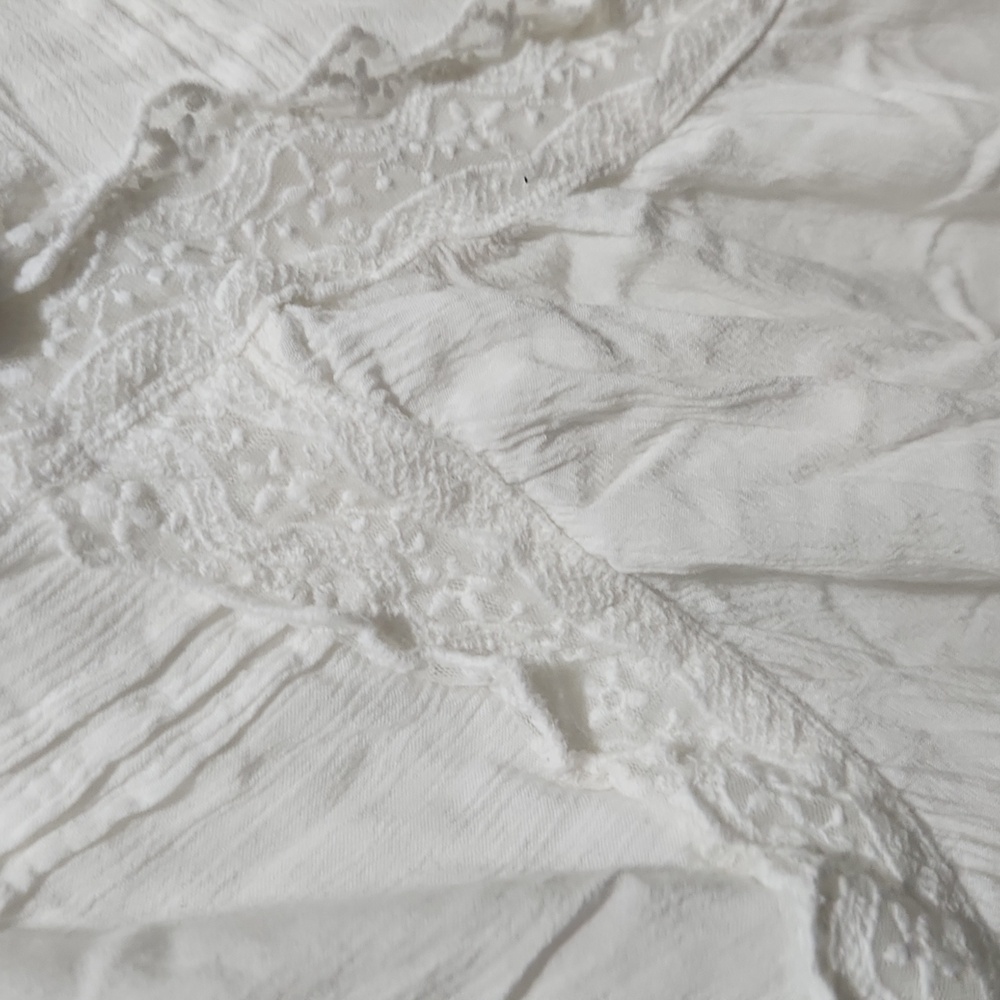 American Rag Ruffle Lace Tank Top - Picture 4 of 5